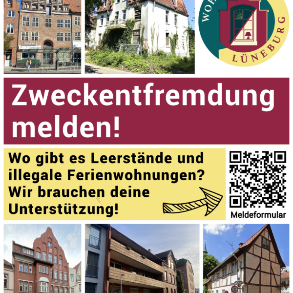 Initiative WohnWende ruft zum Melden von Leerstand auf