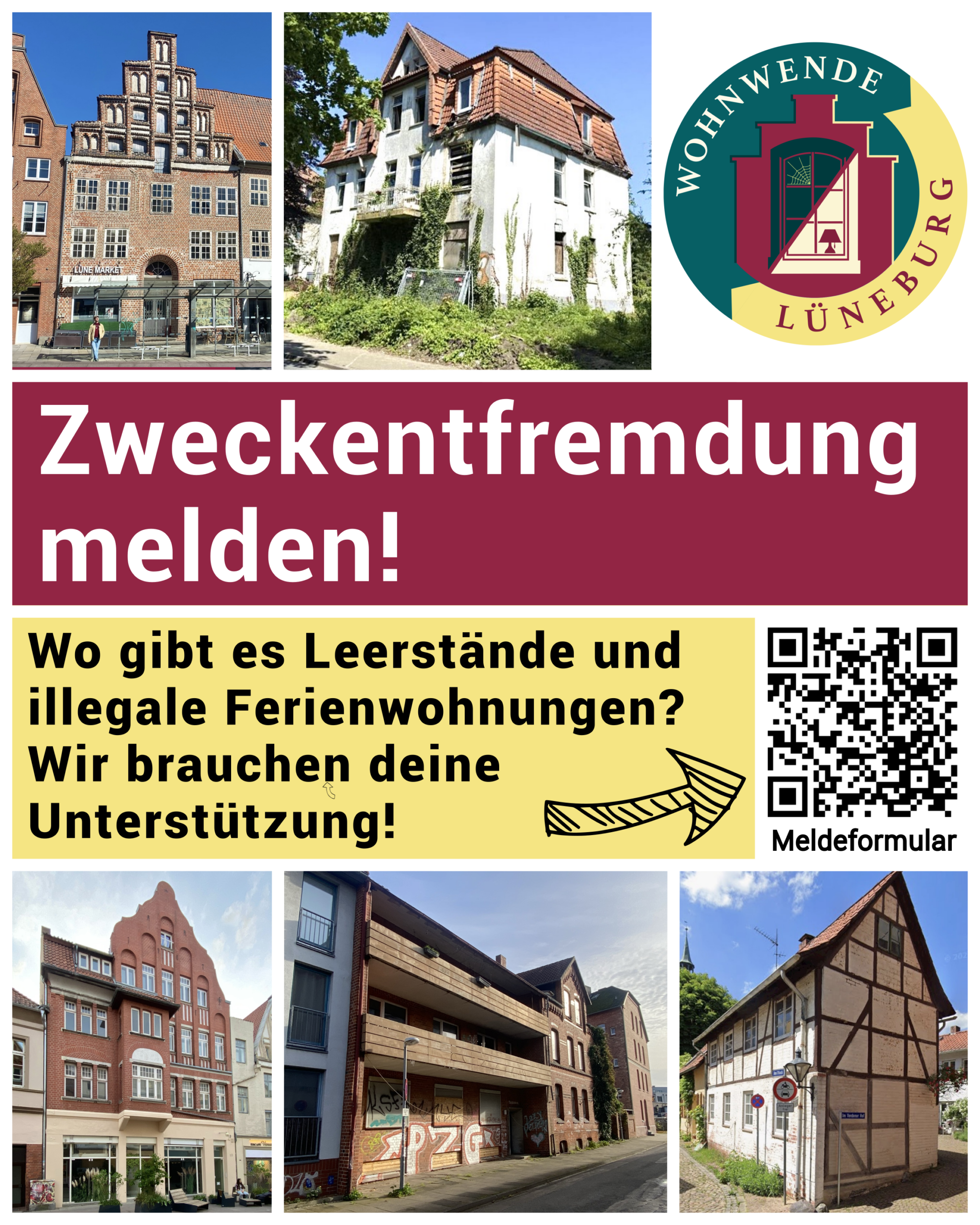 Initiative WohnWende ruft zum Melden von Leerstand auf